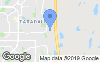 Map of Coach Hill, AB