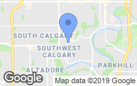 Map of Coach Hill, AB
