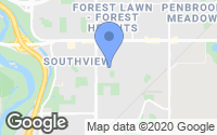 Map of Coach Hill, AB