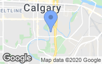 Map of Coach Hill, AB