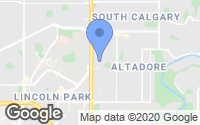 Map of Coach Hill, AB