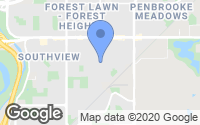 Map of Coach Hill, AB